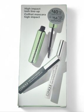 Clinique High Impact Mascara & Lash Primer Set — 3 Full Size Products NIB